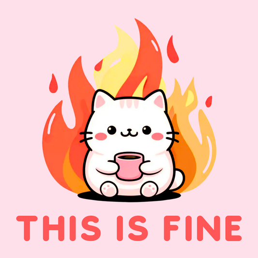 This Is Fine Kids/Teen T-shirt