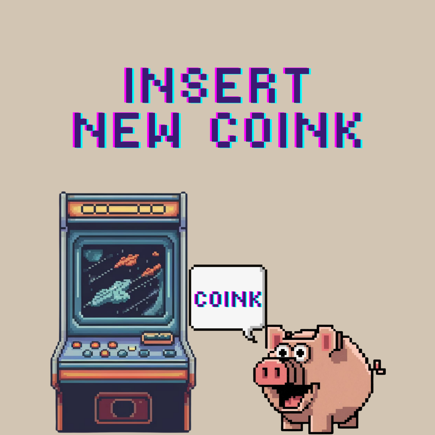 Insert New Coink Adult Sweatshirt