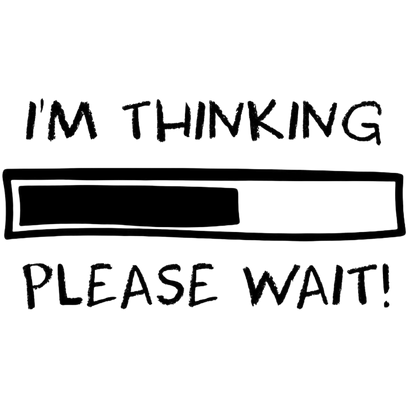 I'm Thinking, Please Wait! Kids/Teen T-shirt