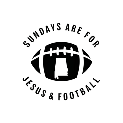 Sundays Are For Jesus And Football Alabama Adult T-shirt