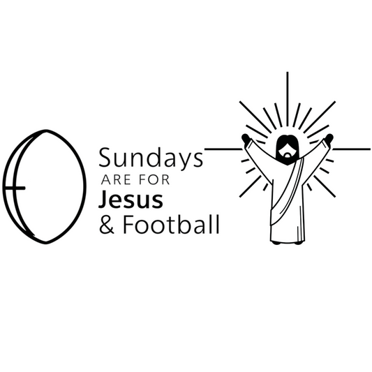 Sundays Are For Jesus And Football Adult Long Sleeve T-shirt