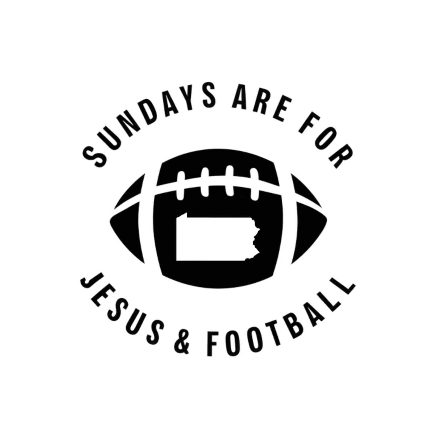 Sundays Are For Jesus And Football Pennsylvania Mug