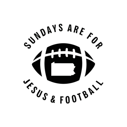 Sundays Are For Jesus And Football Pennsylvania Kids/Teen T-shirt