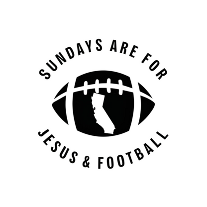 Sundays Are For Jesus And Football California Mug