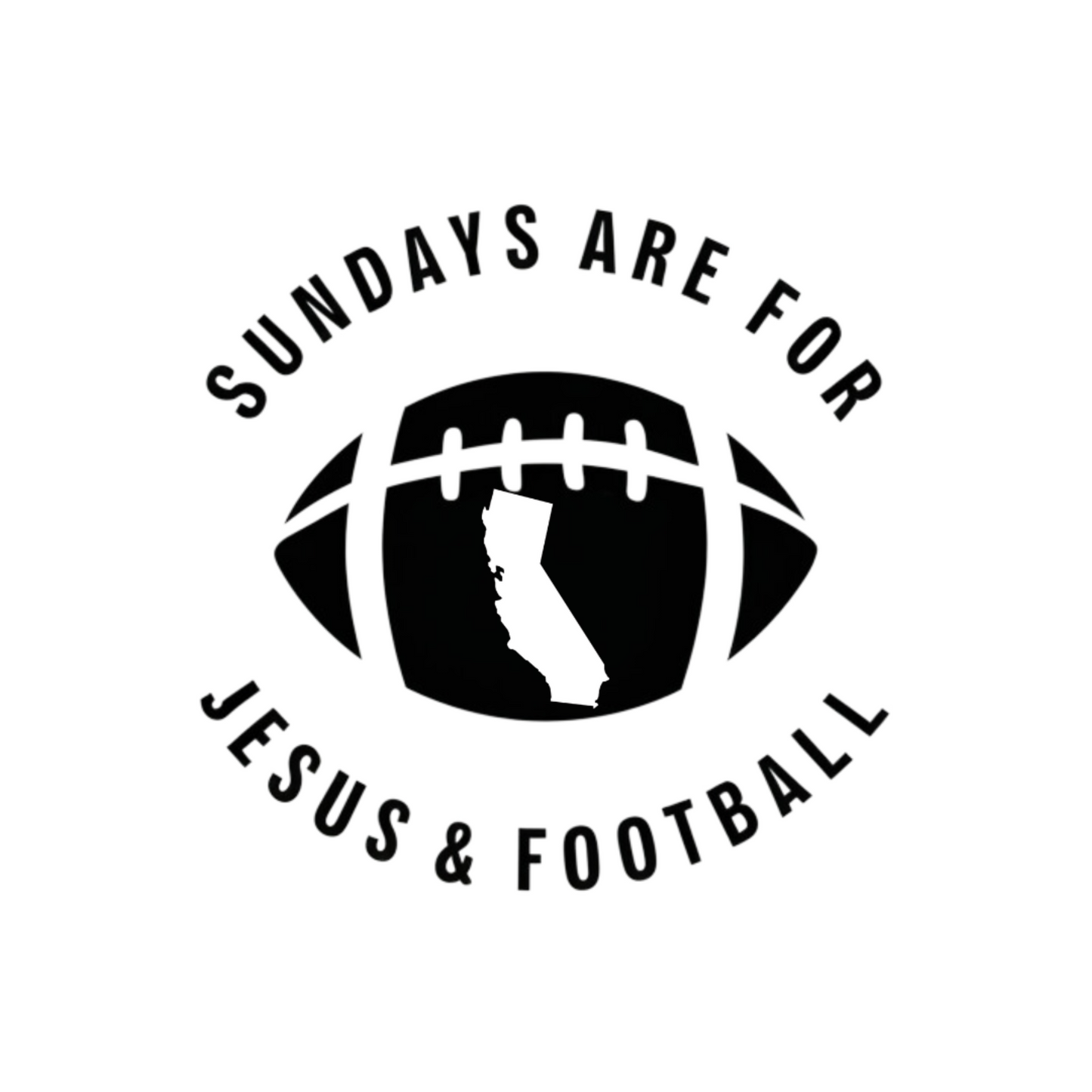 Sundays Are For Jesus And Football California Toddler T-shirt