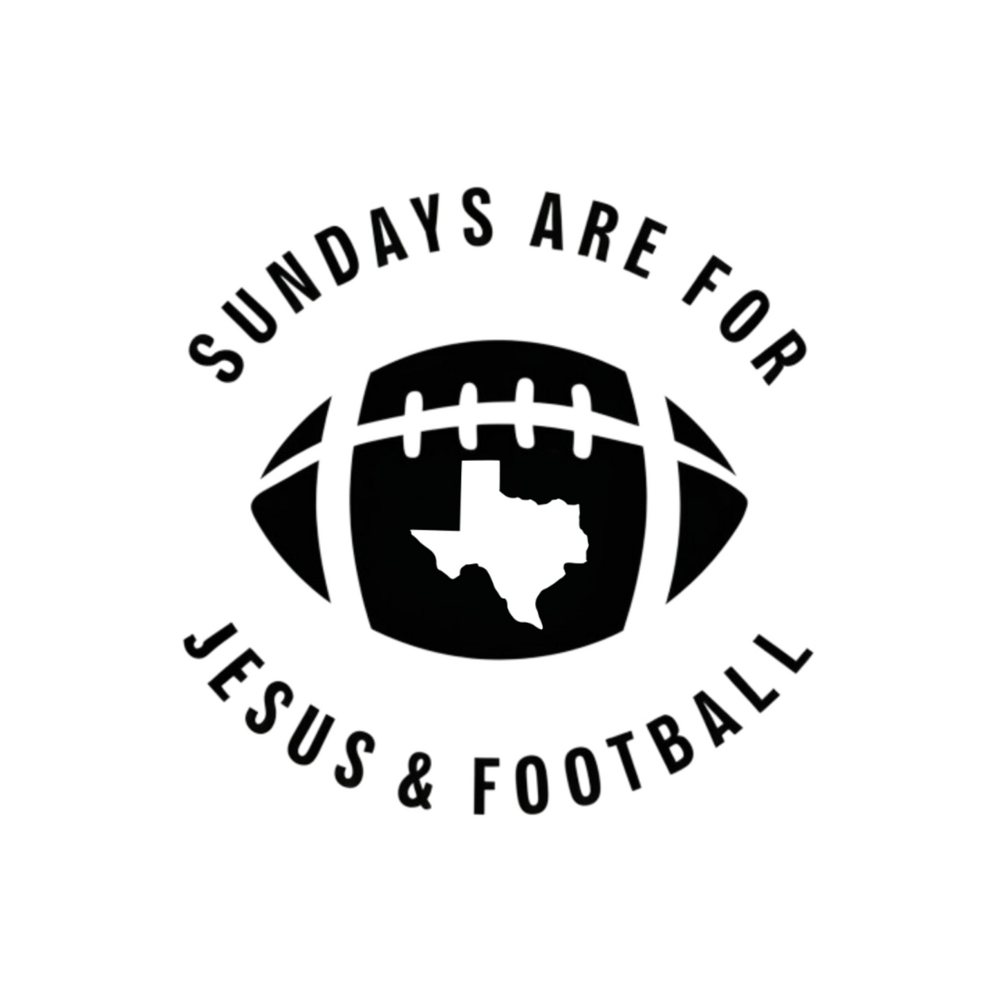 Sundays Are For Jesus And Football Texas Adult T-shirt