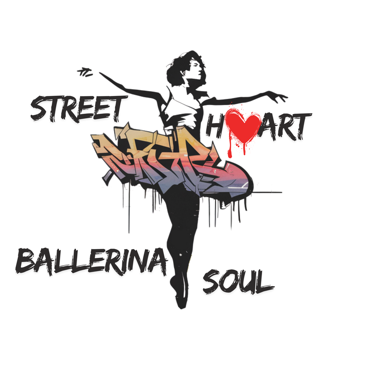 Street Art Ballerina Soul Mug