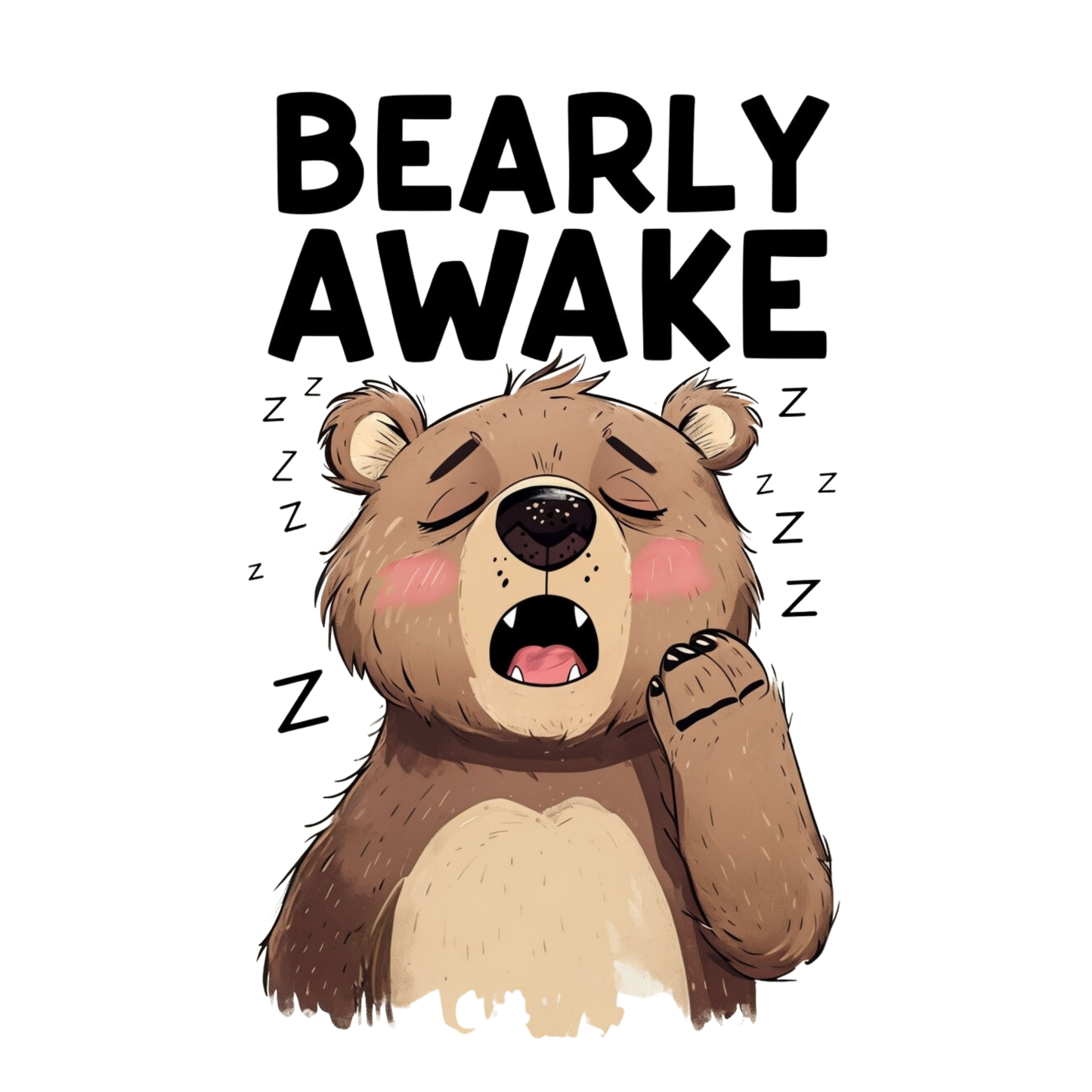 Bearly Awake Pillow