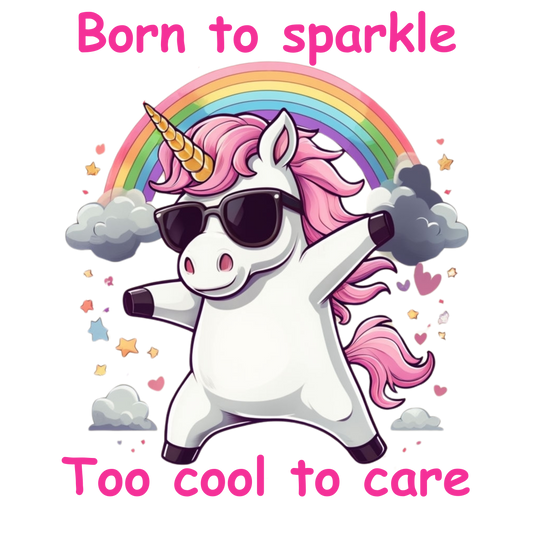 Born to sparkle, too cool to care. Bag