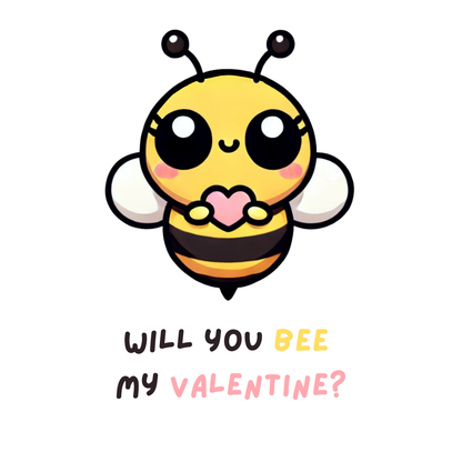 Will You Bee My Valentine Bag