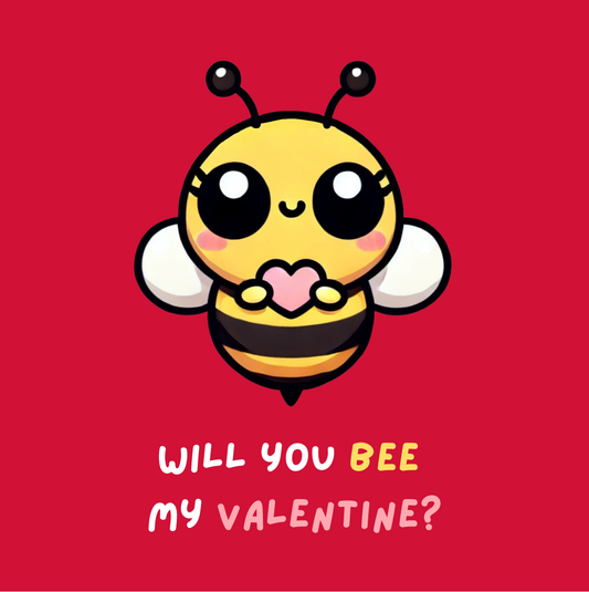 Will You Bee My Valentine Toddler Long Sleeve T-shirt