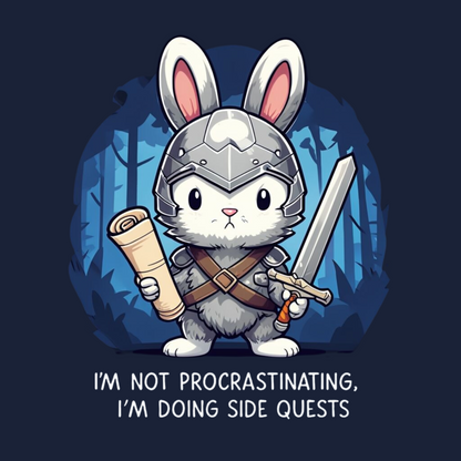 I'm Not Procrastinating, I'm Doing Side Quests Adult Long Sleeve T-shirt