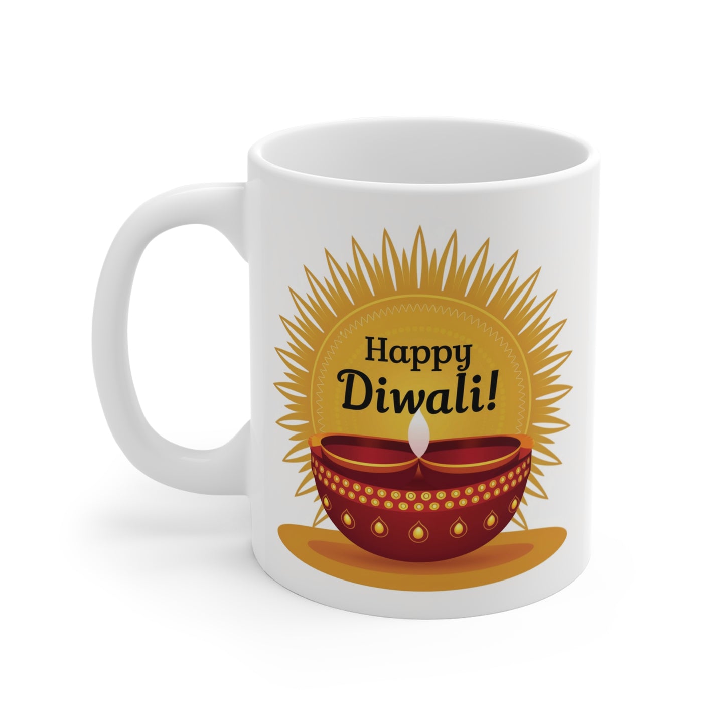 Diwali Mug with Diya