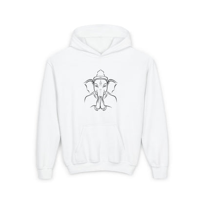 Ganesh Namaste Kids/Teen Hoodie