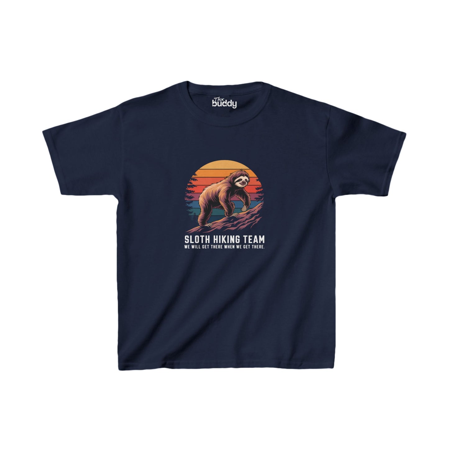 Sloth Hiking Team Kids/Teen T-shirt