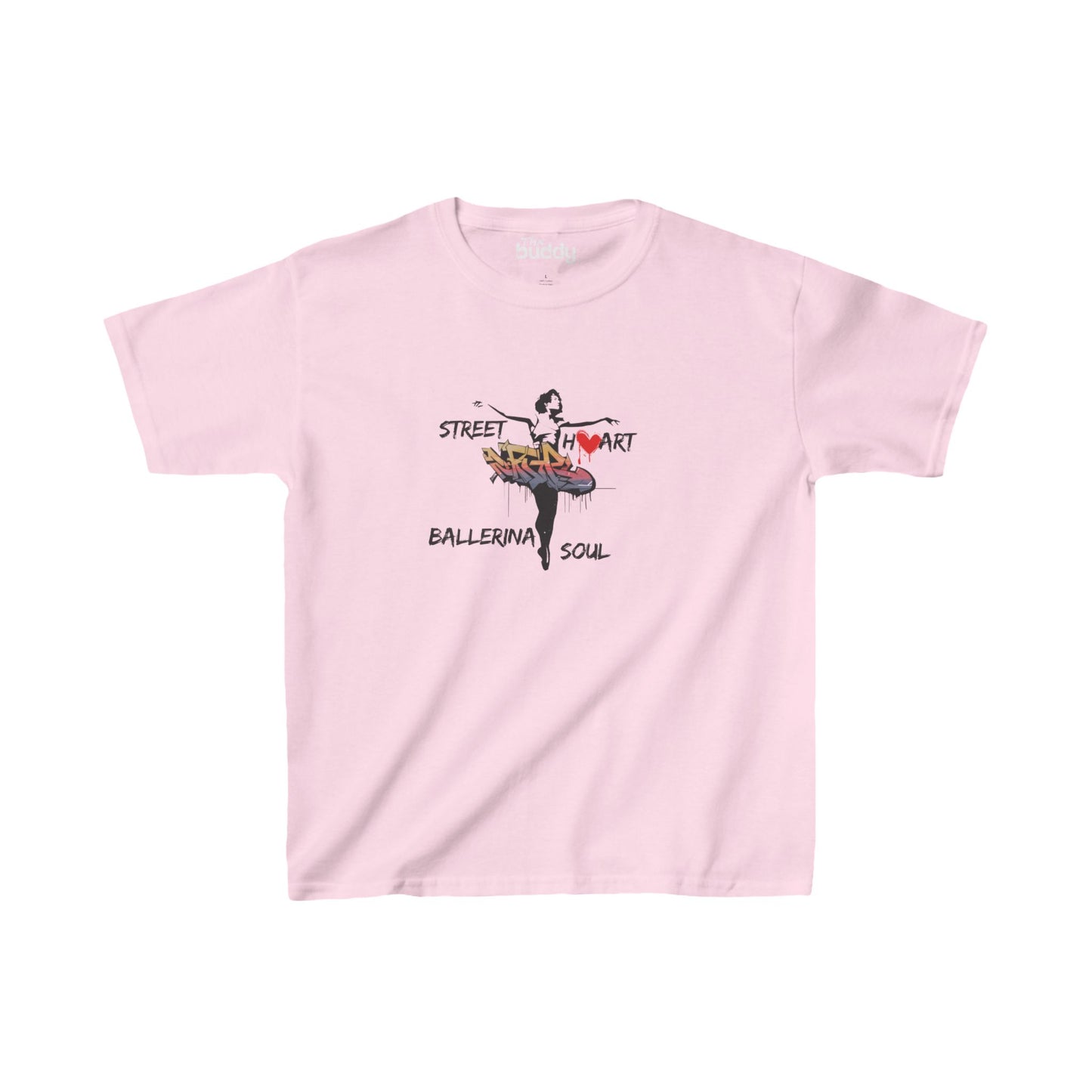 Street Art Ballerina Soul Kids/Teen T-shirt