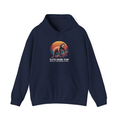 Sloth Hiking Team Adult Hoodie