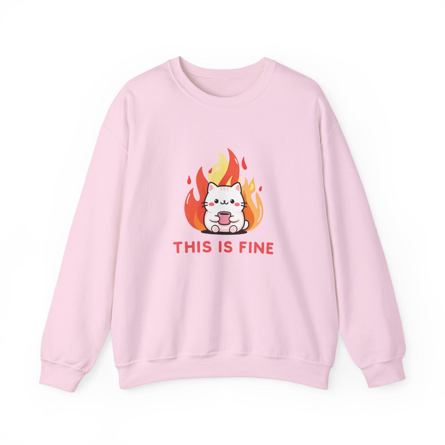 This Is Fine Adult Sweatshirt