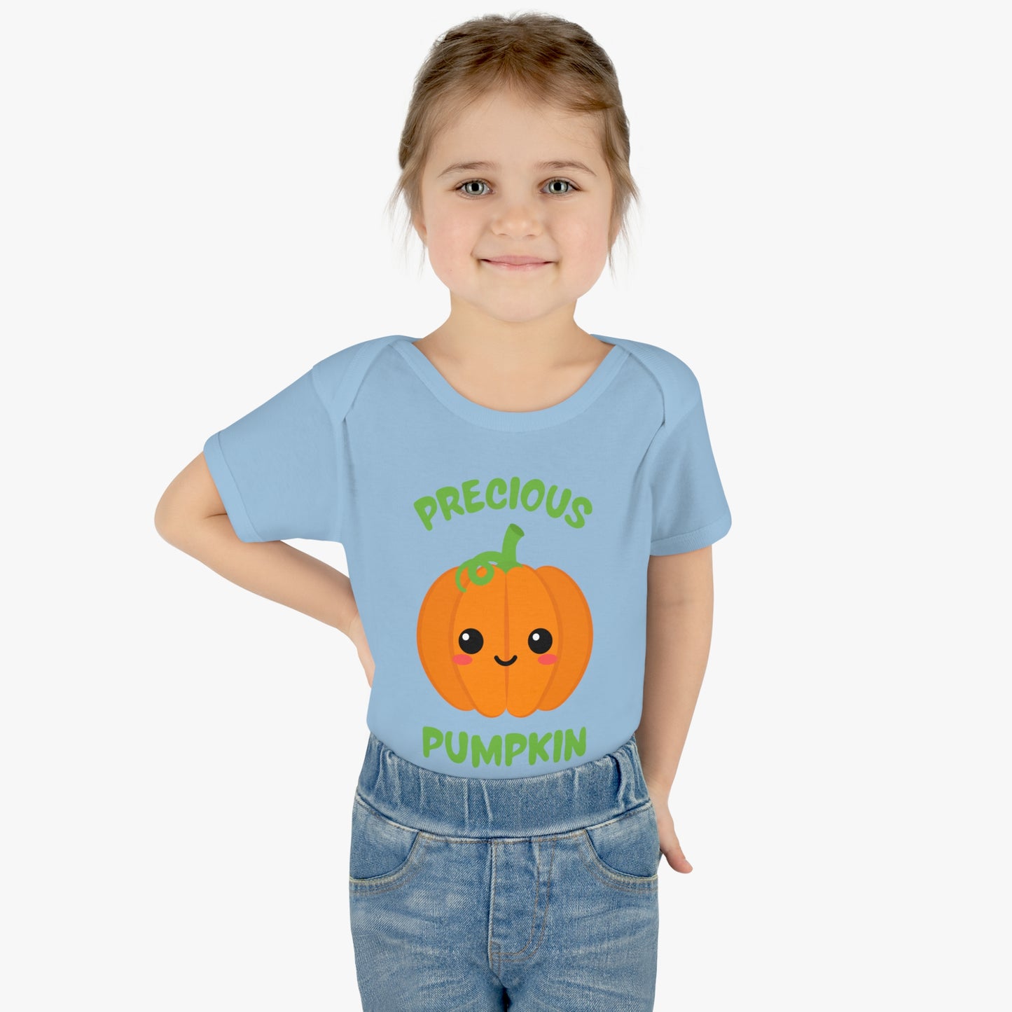 Precious Pumpkin Infant Baby Rib Bodysuit 1