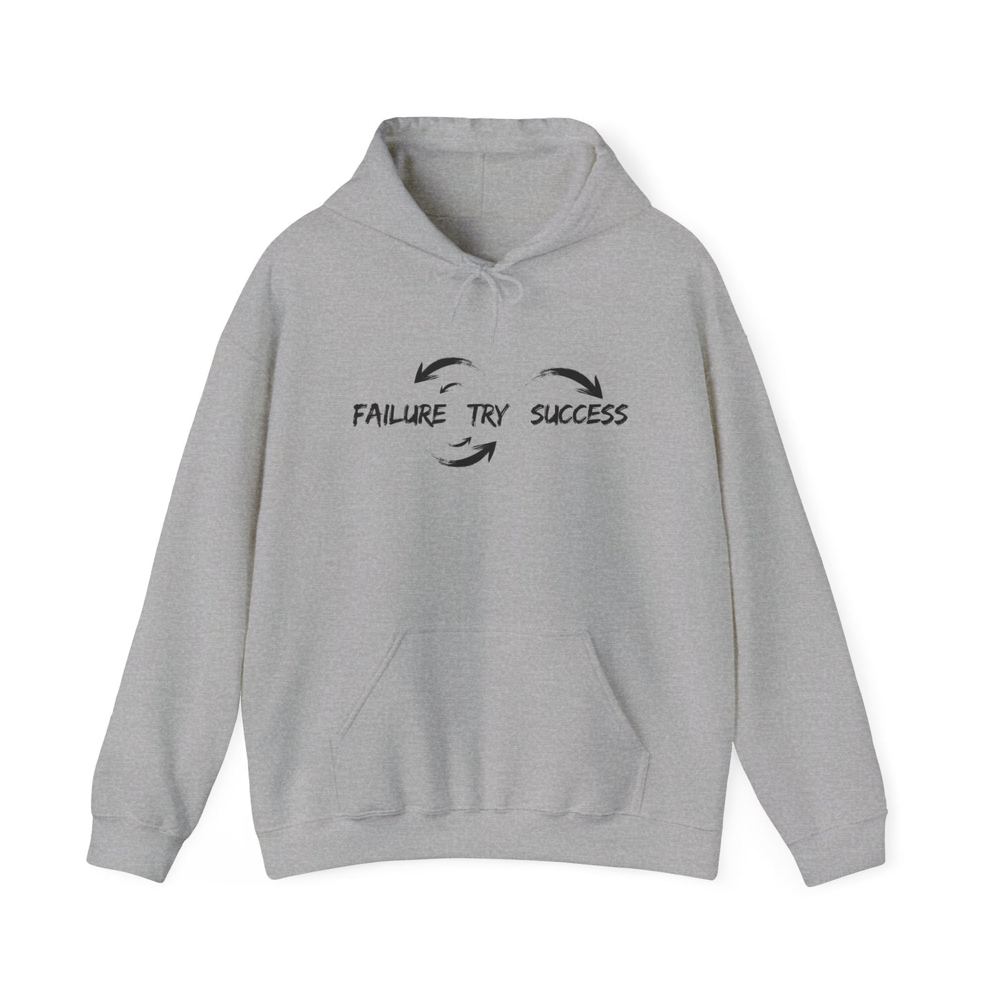 Failure Try Success Adult Hoodie