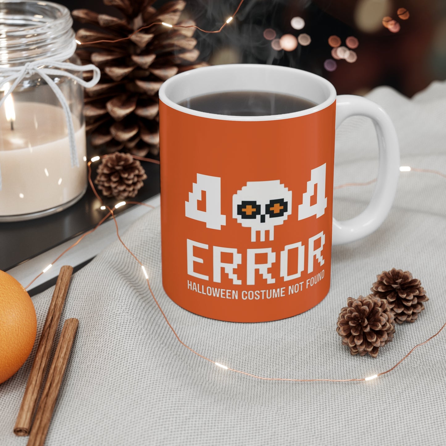 404 Error Halloween Costume Not Found Mug