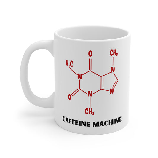 Caffeine Machine Mug (White)