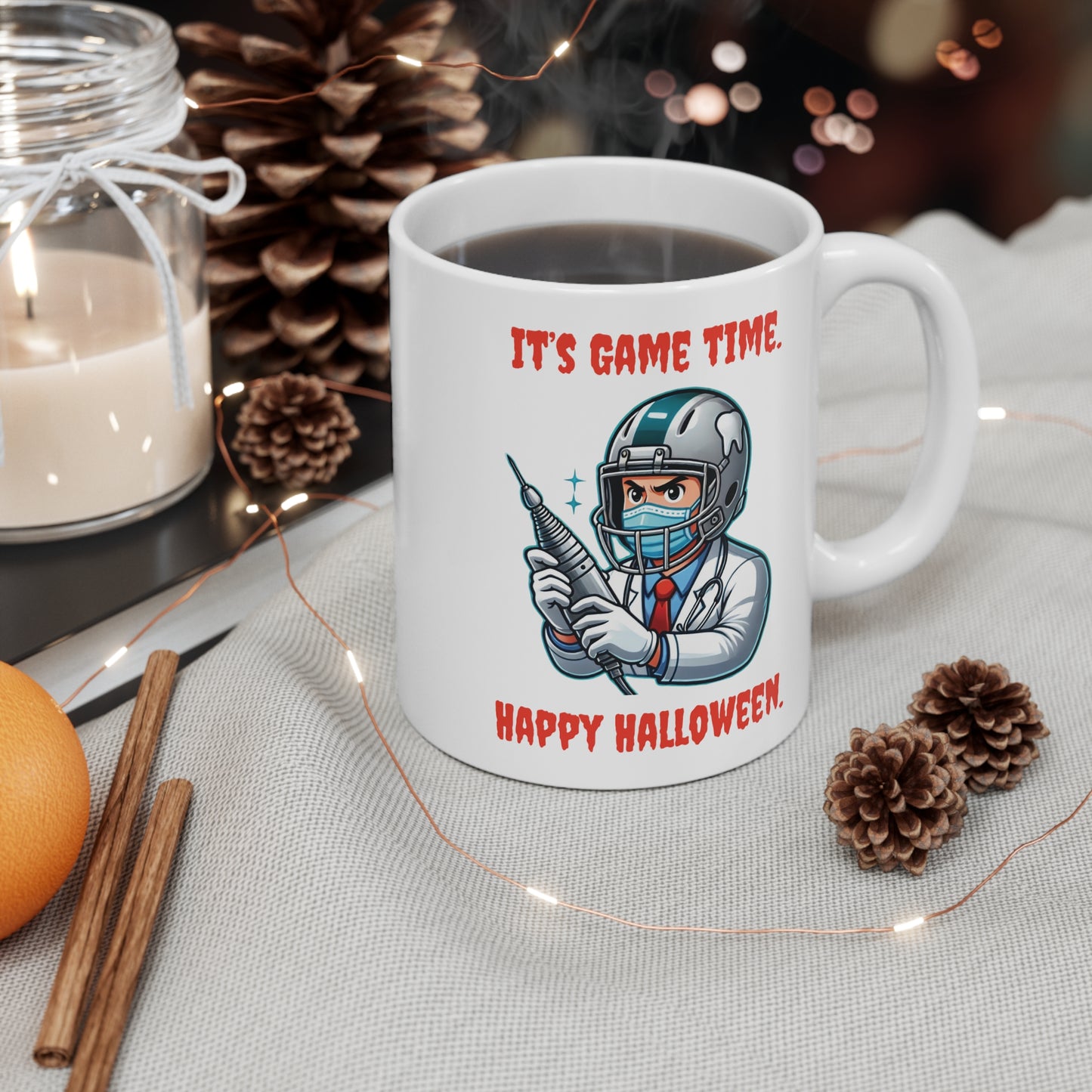 It's Gametime Happy Halloween Mug For Dentists