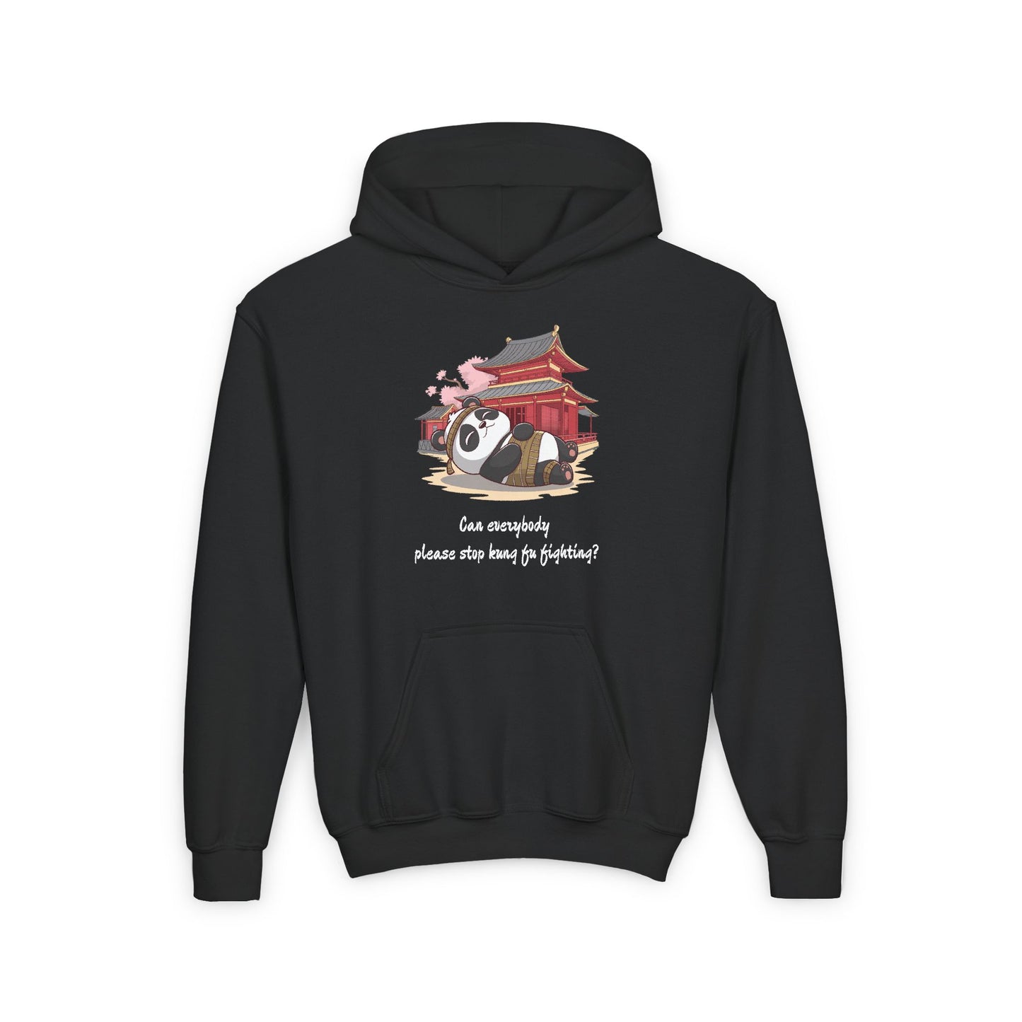 Can Everybody Please Stop Kung Fu Fighting? Kids/Teen Hoodie