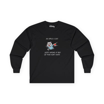 An Apple A Day Adult Long Sleeve T-shirt