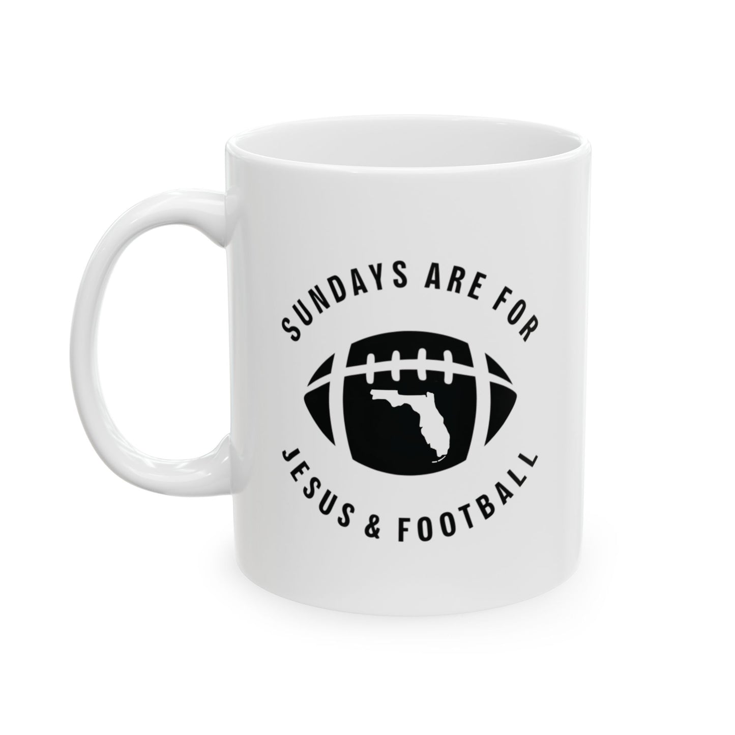 Sundays Are For Jesus And Football Mug - Florida