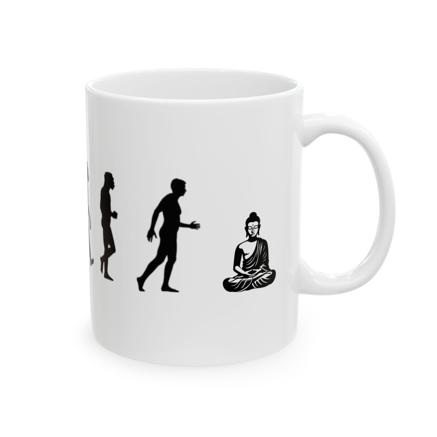 Buddha Evolution Mug