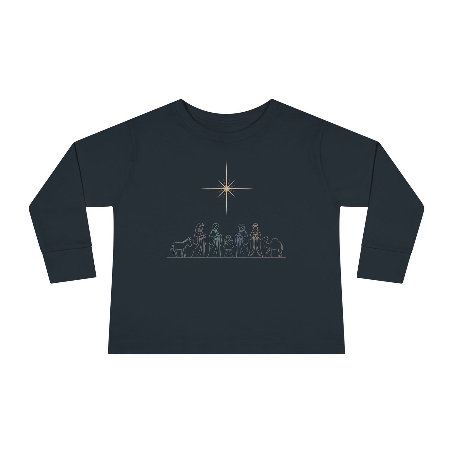 Jesus Nativity Toddler Long Sleeve T-shirt