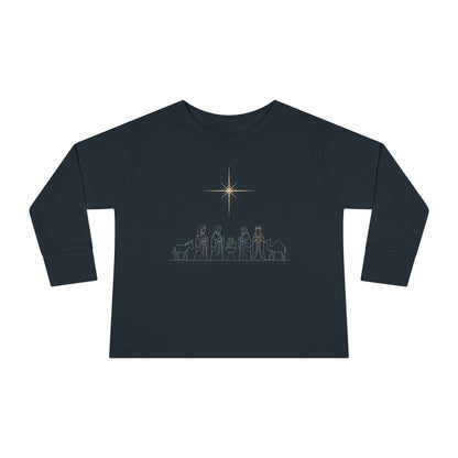 Jesus Nativity Toddler Long Sleeve T-shirt