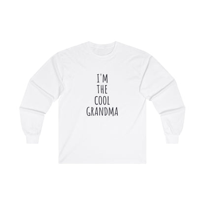 I'm The Cool Grandma Adult Long Sleeve T-shirt