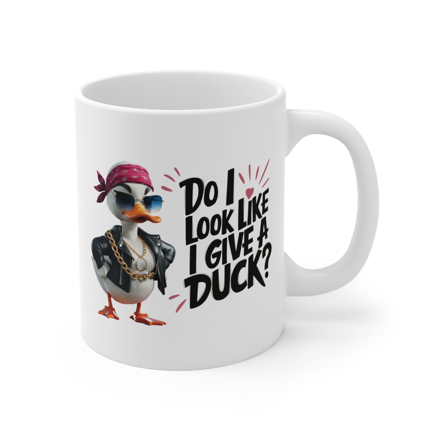 Do I look Like I Give a Duck Mug Female