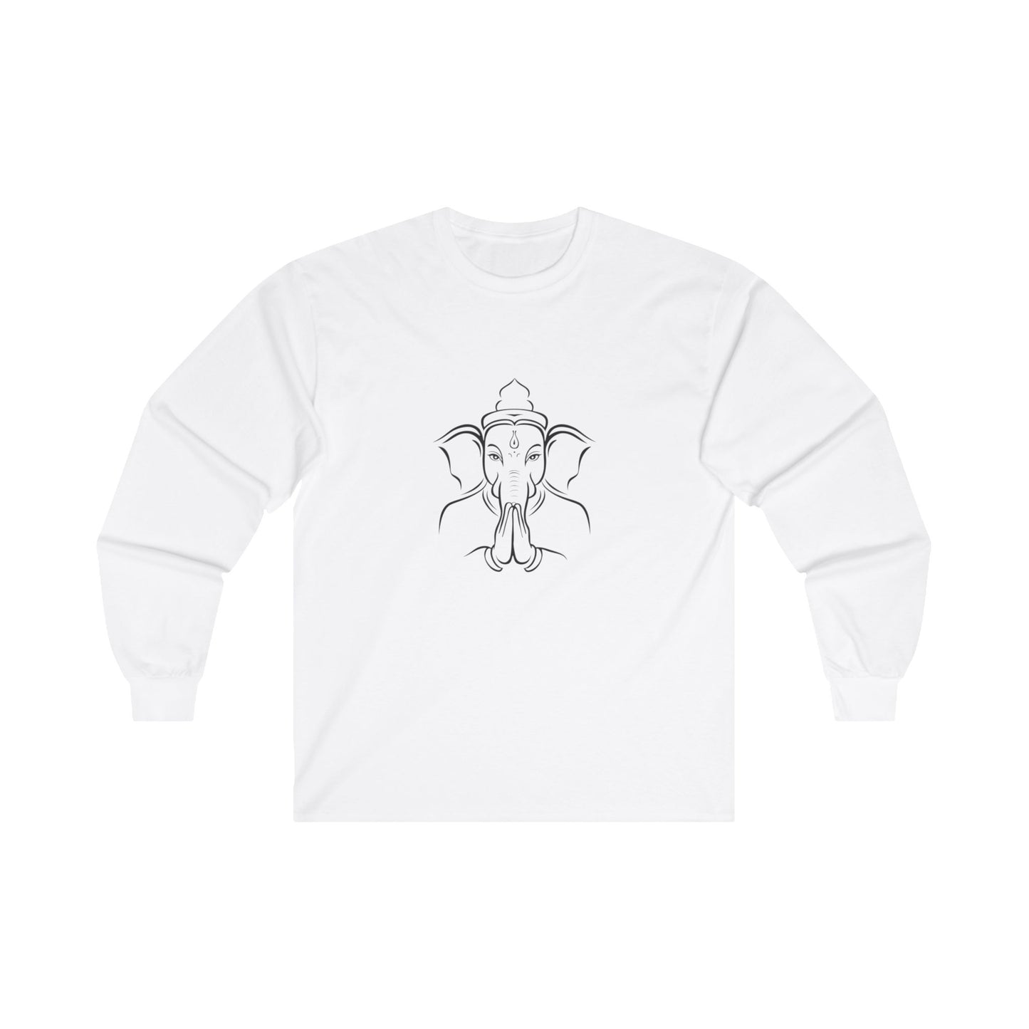 Ganesh Namaste Adult Long Sleeve T-shirt