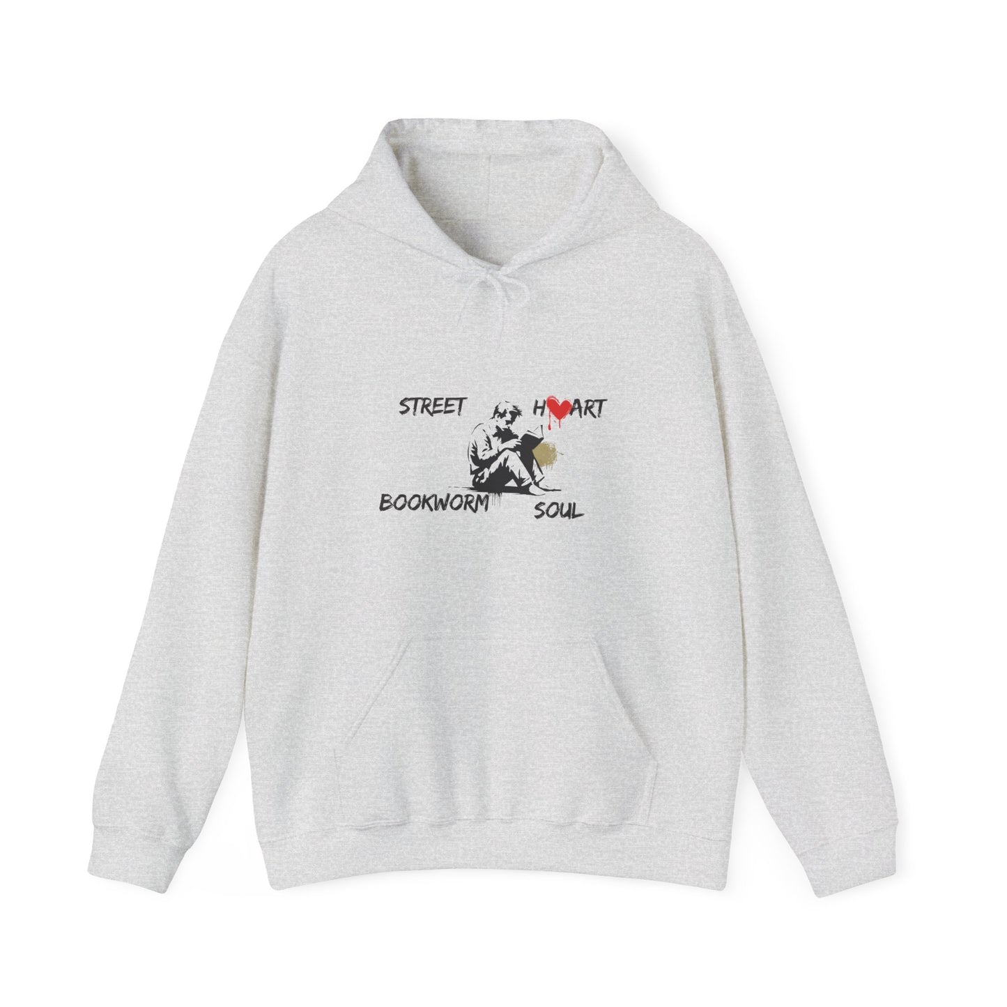 Street Heart Bookworm Soul Adult Hoodie