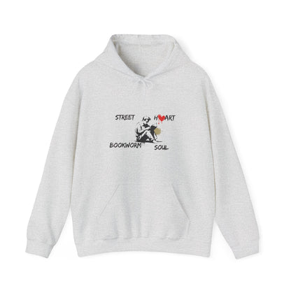 Street Heart Bookworm Soul Adult Hoodie