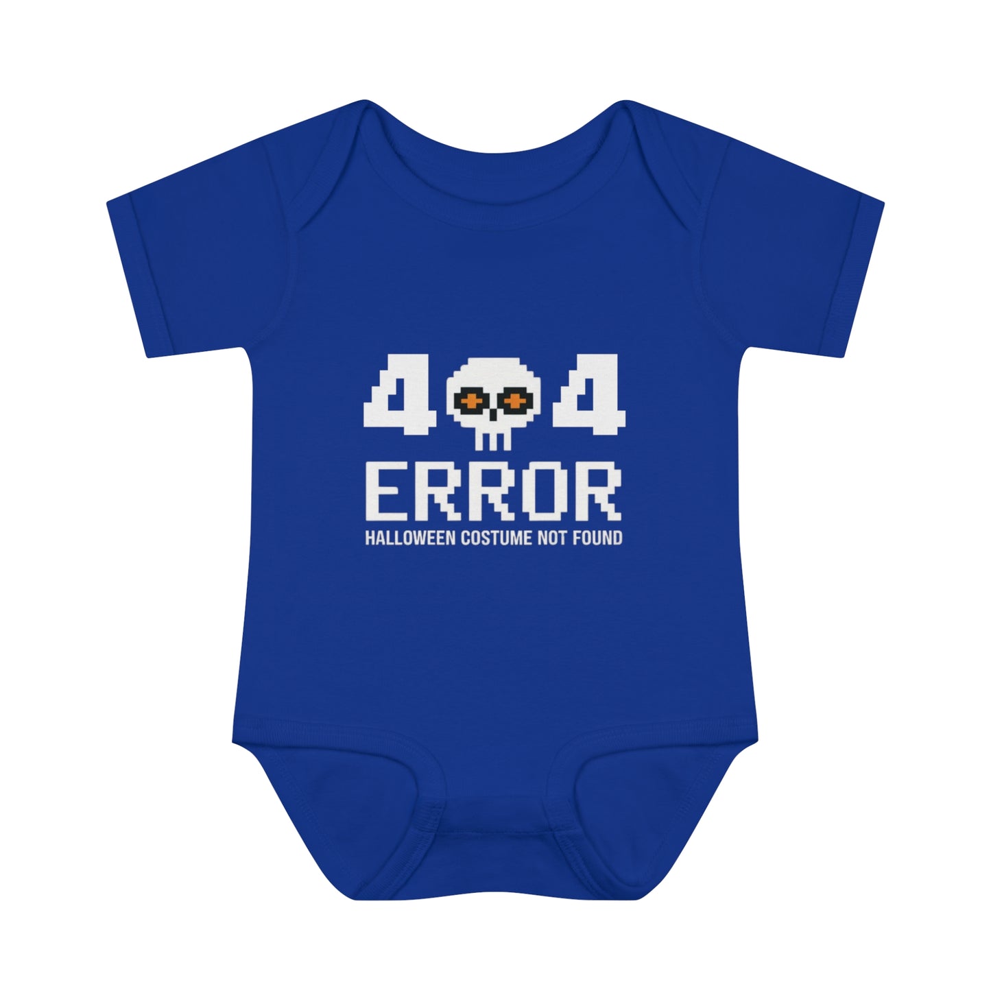 404 Error Halloween Costume Not Found Baby Rib Bodysuit