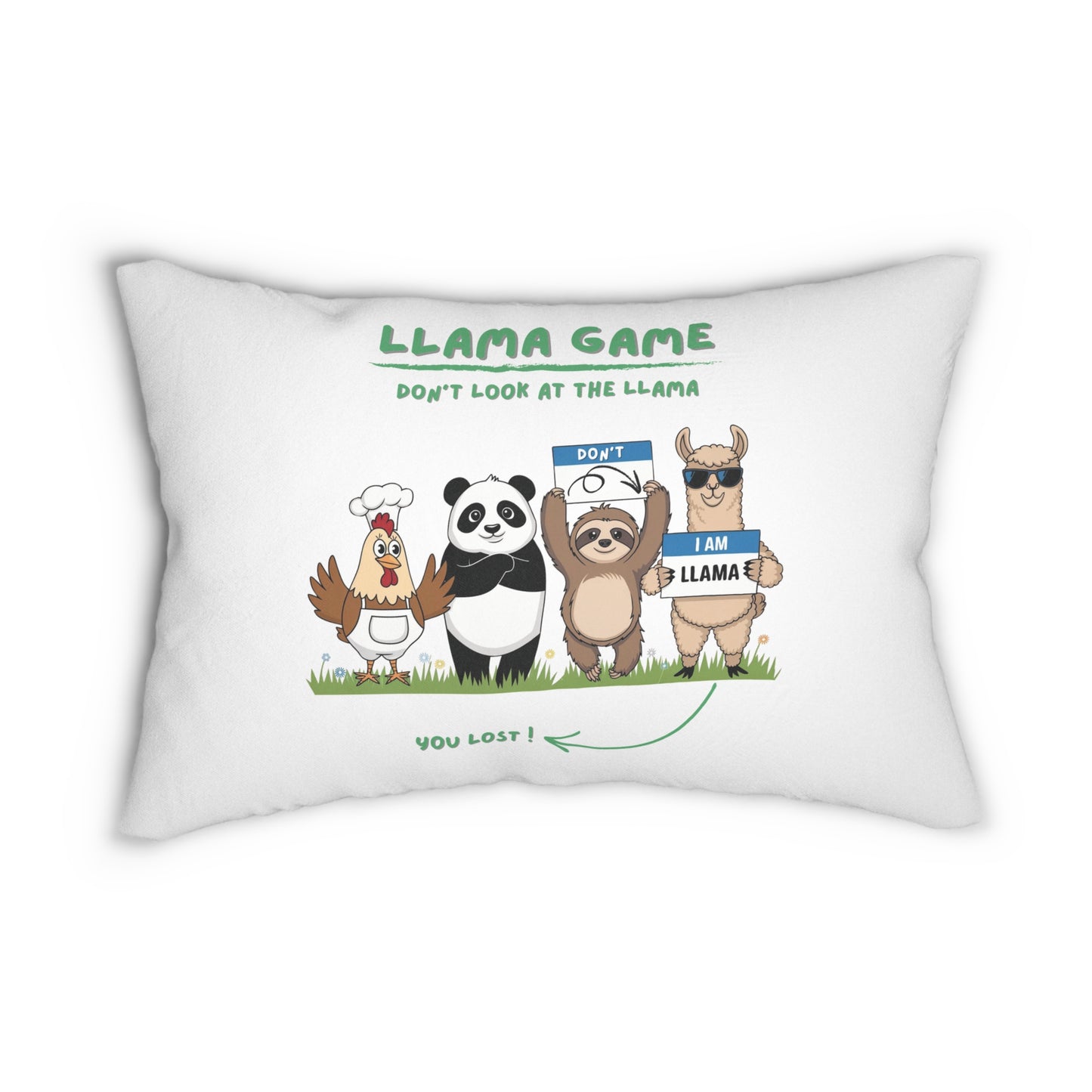 Llama Game Pillow