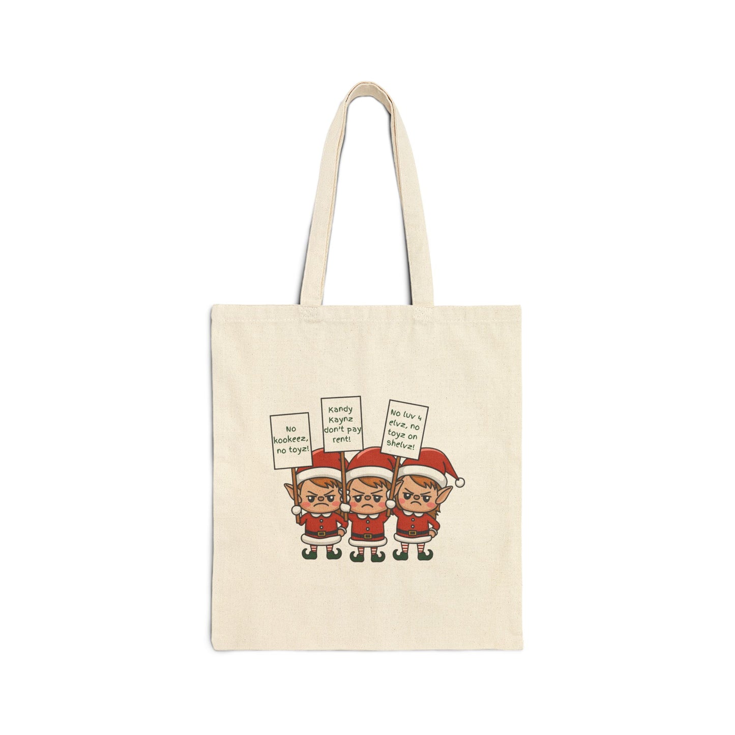 Christmas Elves On Strike Bag