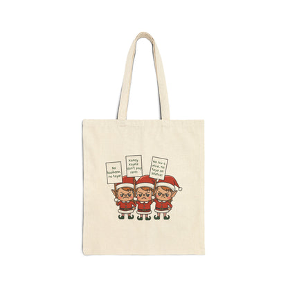 Christmas Elves On Strike Bag