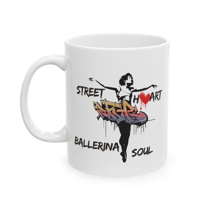 Street Art Ballerina Soul Mug