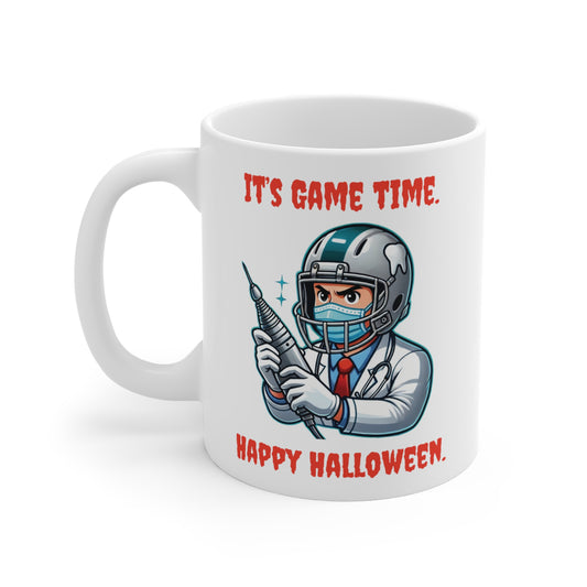 It's Gametime Happy Halloween Mug For Dentists