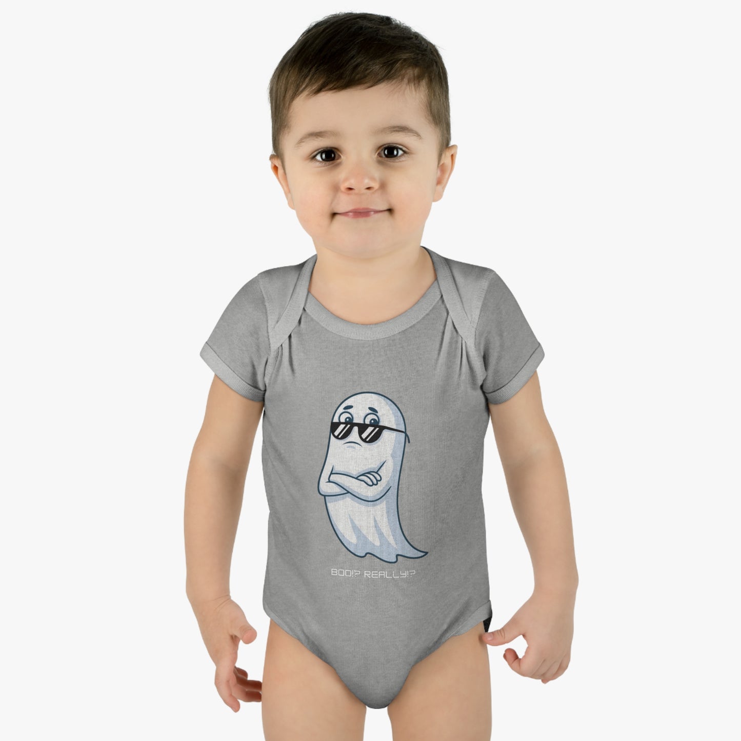 Boo!? Really?! Infant Baby Rib Bodysuit