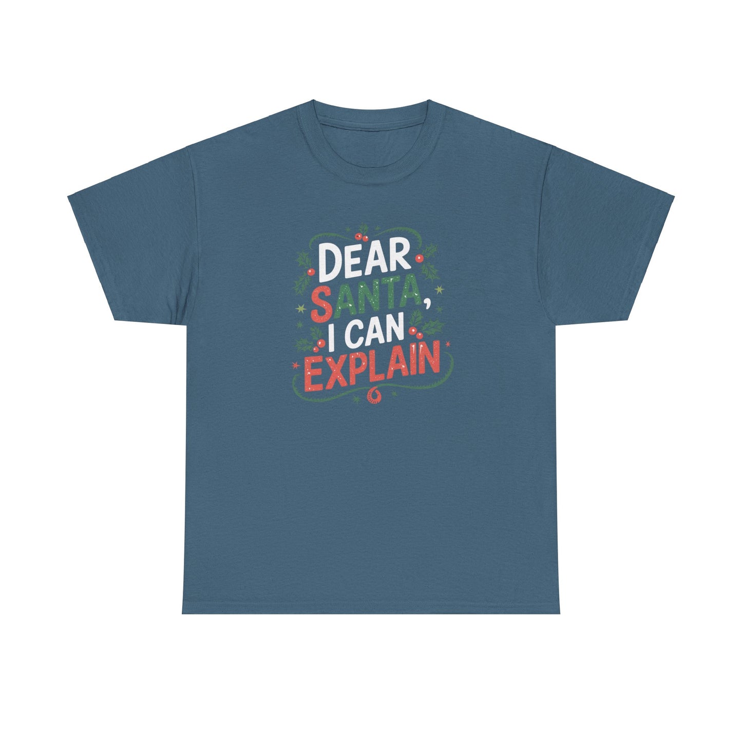 Dear Santa, I Can Explain Adult T-Shirt