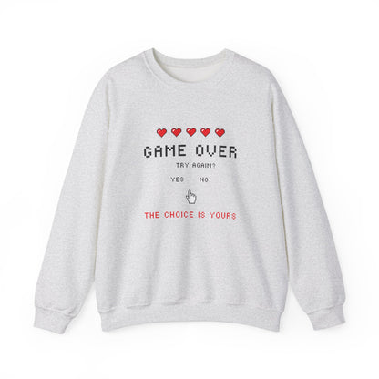 GAME OVER Adult Sweatshirt