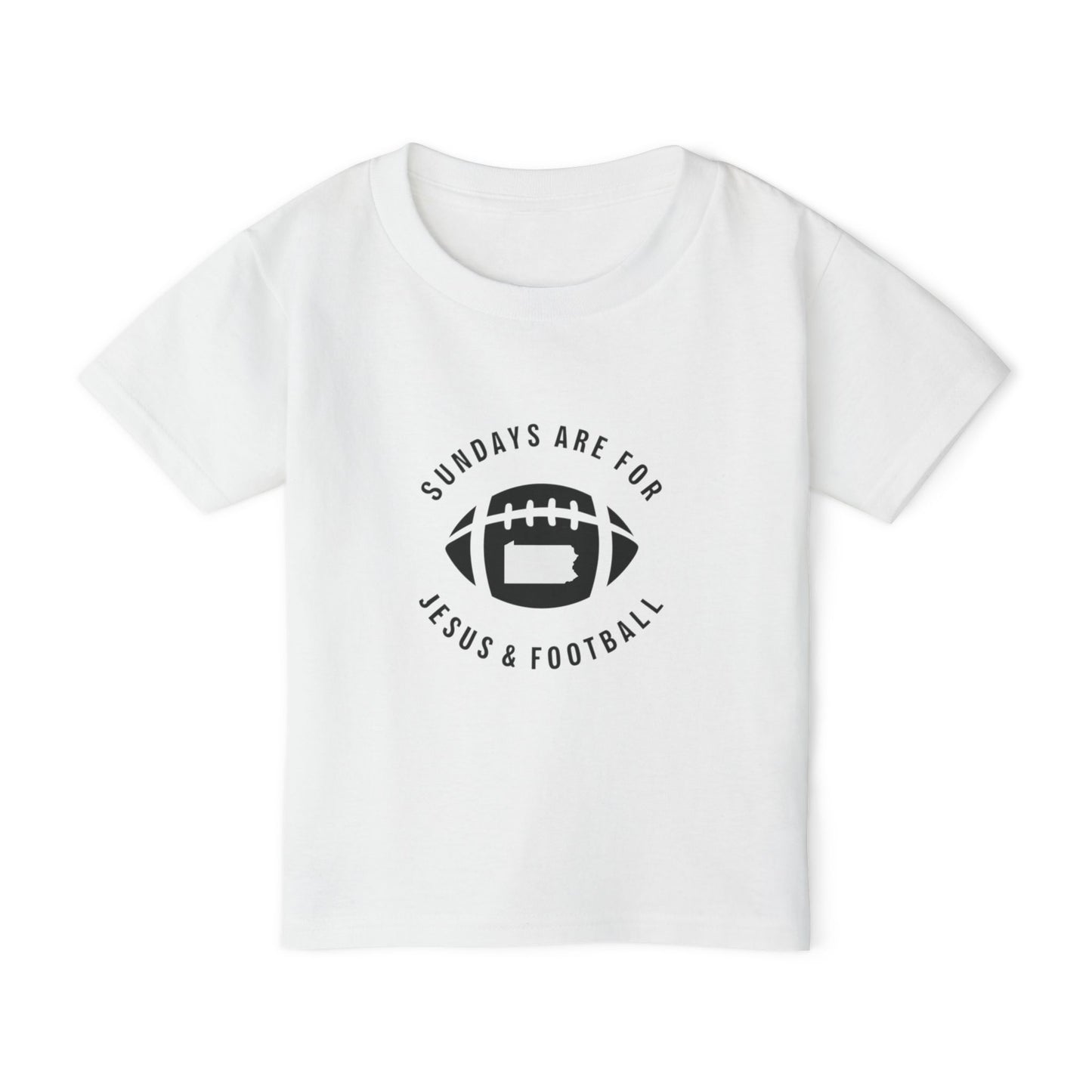 Sundays Are For Jesus And Football Pennsylvania Toddler T-shirt