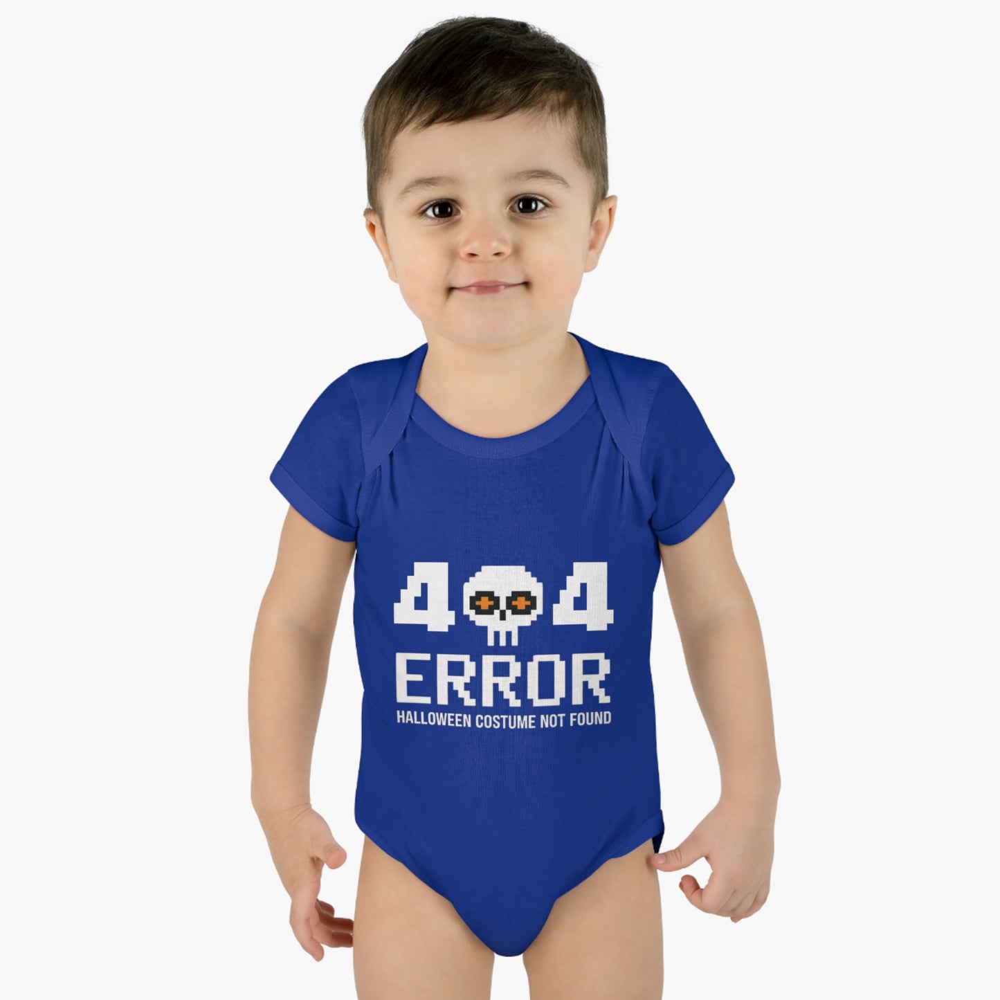 404 Error Halloween Costume Not Found Baby Rib Bodysuit