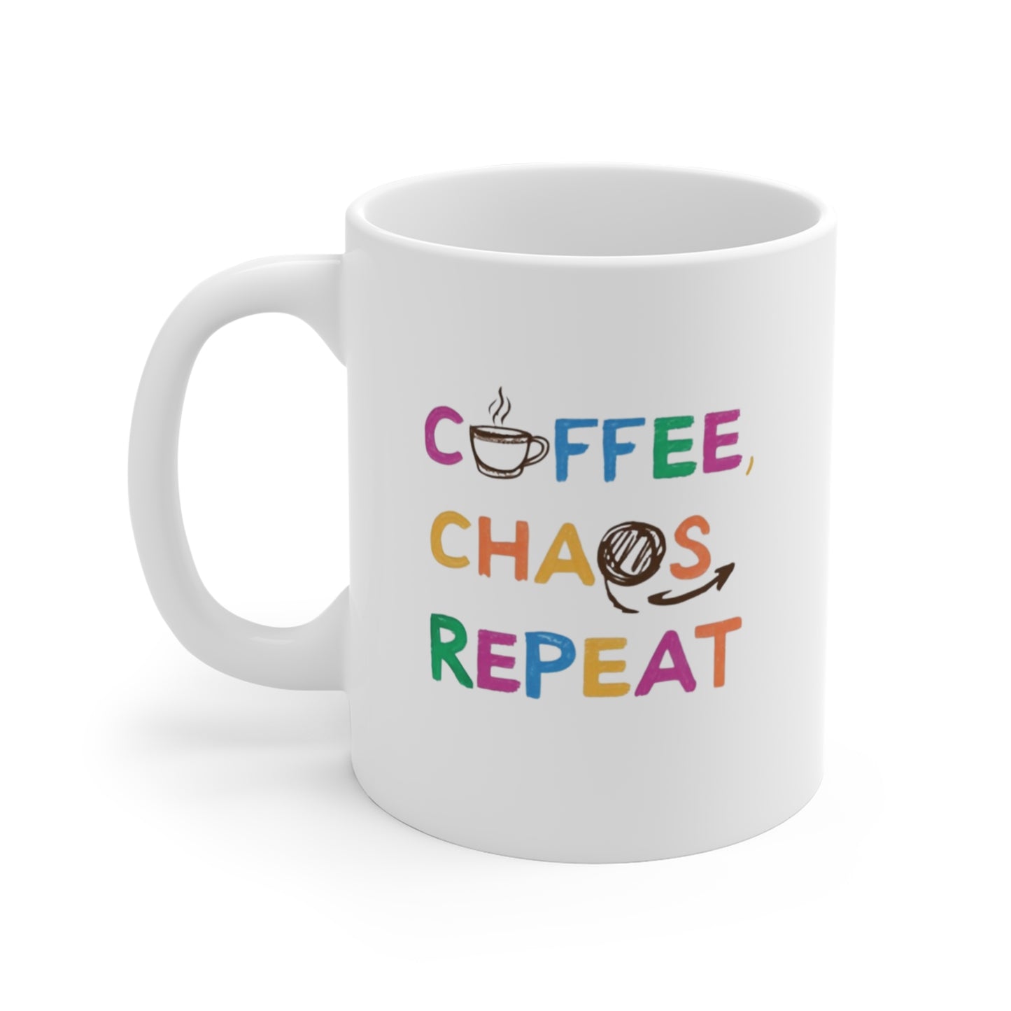 Coffee, Chaos, Repeat Mug